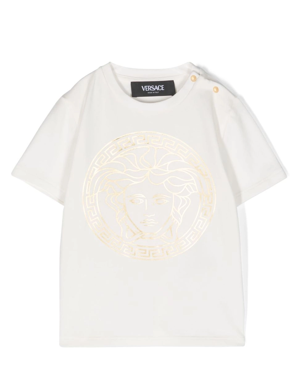 Cheap Women Versace cotton Head-print T-shirt Medusa 0822